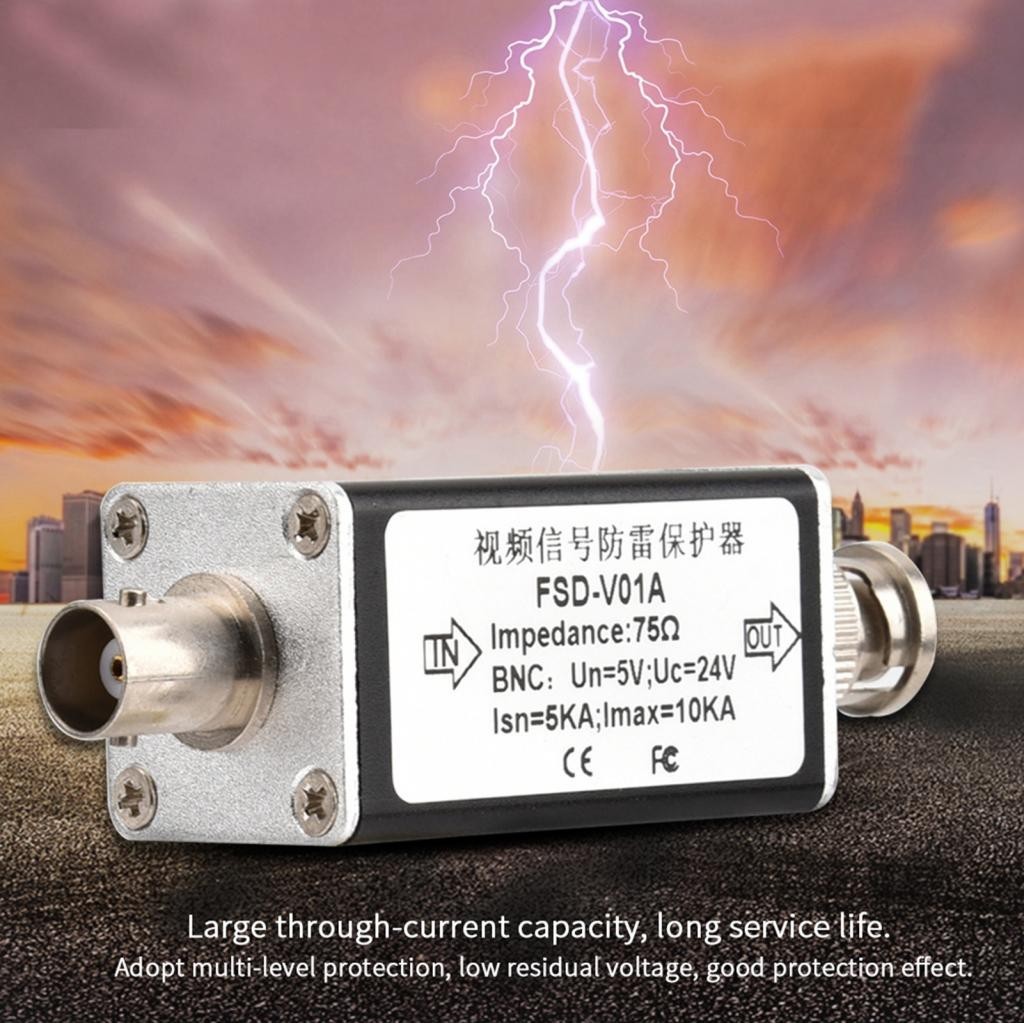 Yohooo Ethernet Surge Protector Data Single Signal For Analog Camera ...