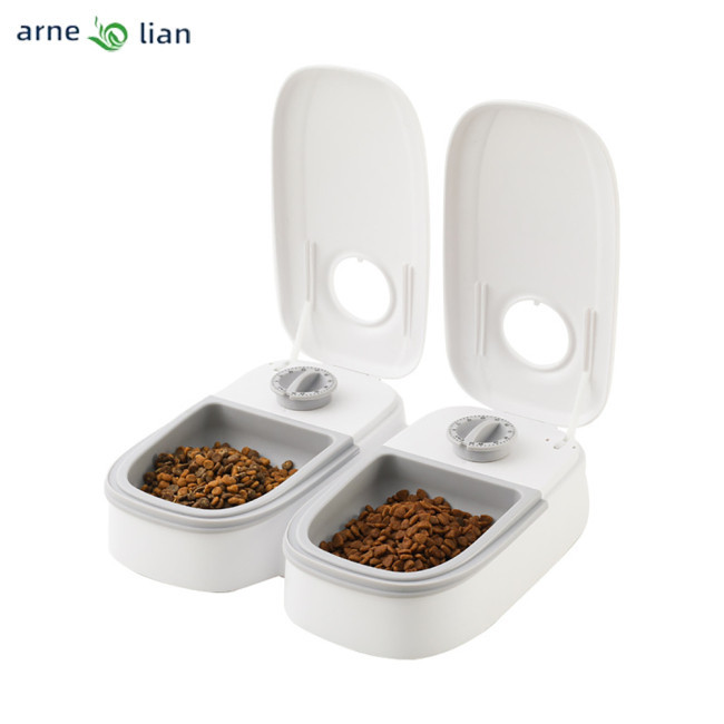 【Highquality】Automatic Cat Feeder Wet Dry Meals Separation Pet Food