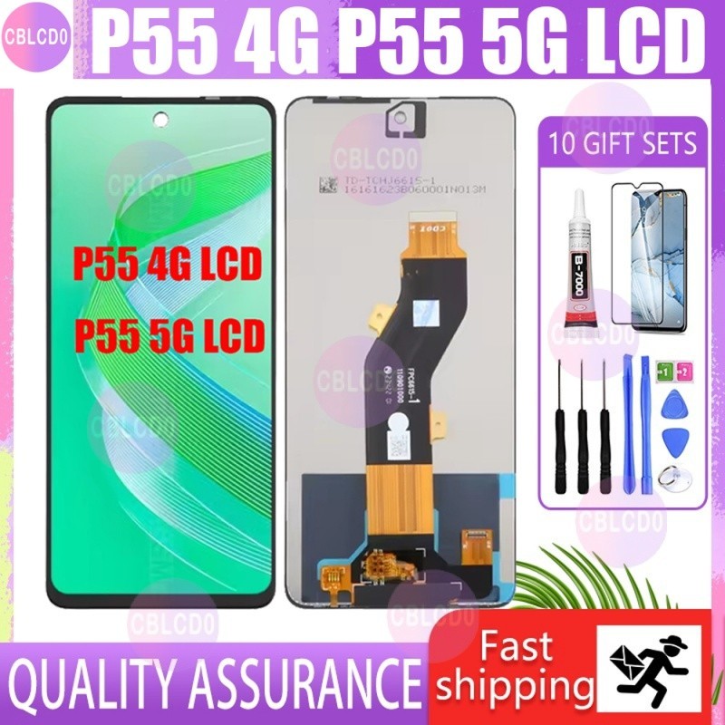 Original Itel P55 4G 5G LCD Display Touch Screen Replacement | Shopee ...