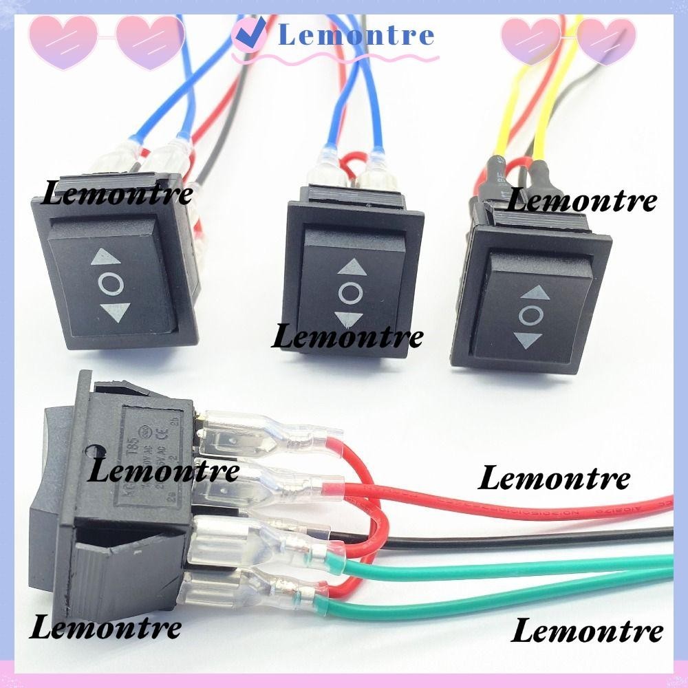 LEMONTRE Automatic Reset Switch, 3 Position 6 Pin Momentary Polarity ...