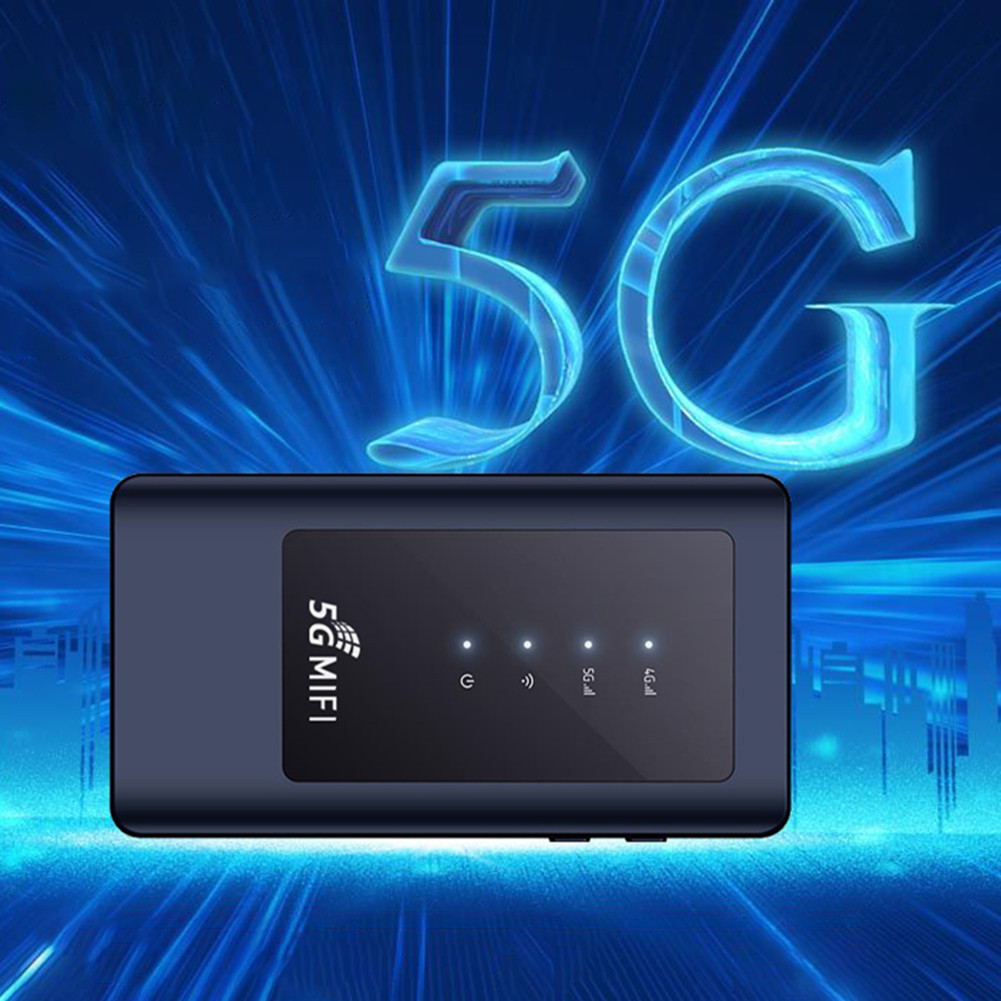 5G MiFi Mobile Modem with SIM Card Slot Portable WiFi Hotspot Up to 16 ...