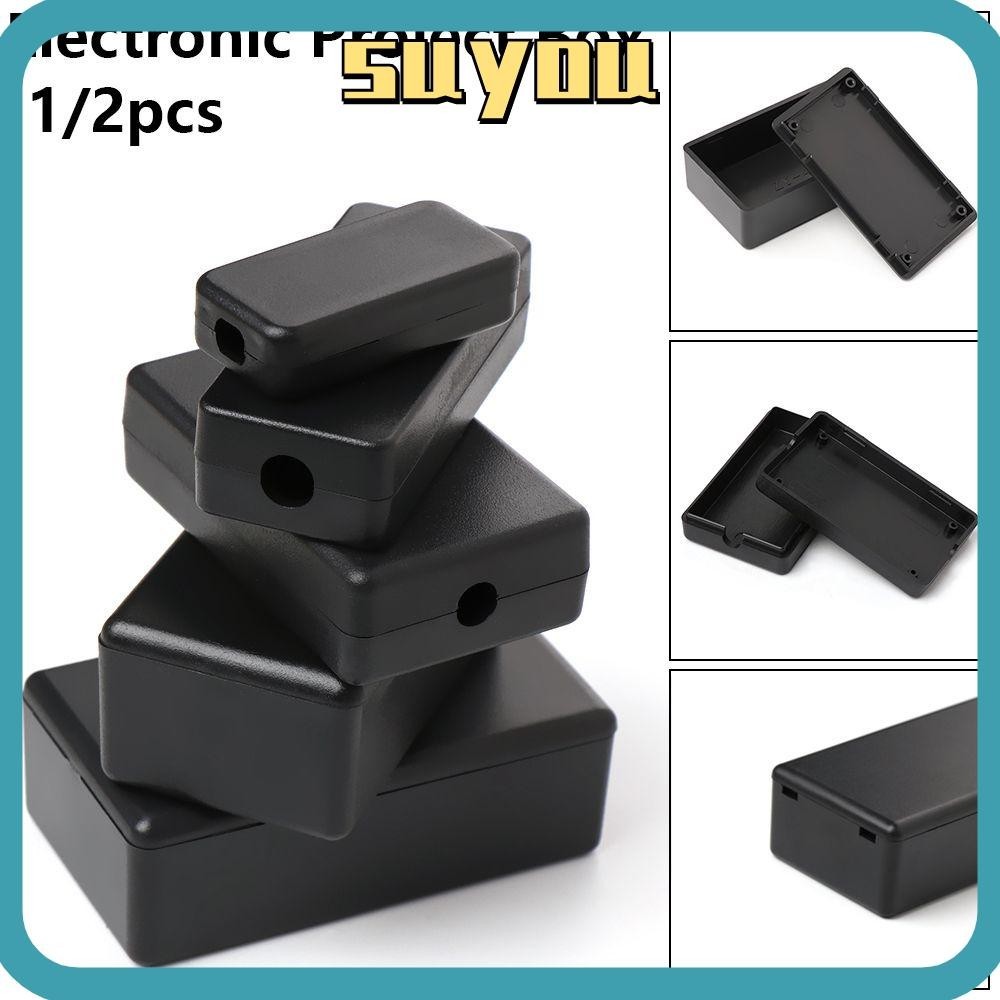 SUYO 1/2pcs Electronic Project Box 9 sizes ABS Plastic DIY Enclosure ...