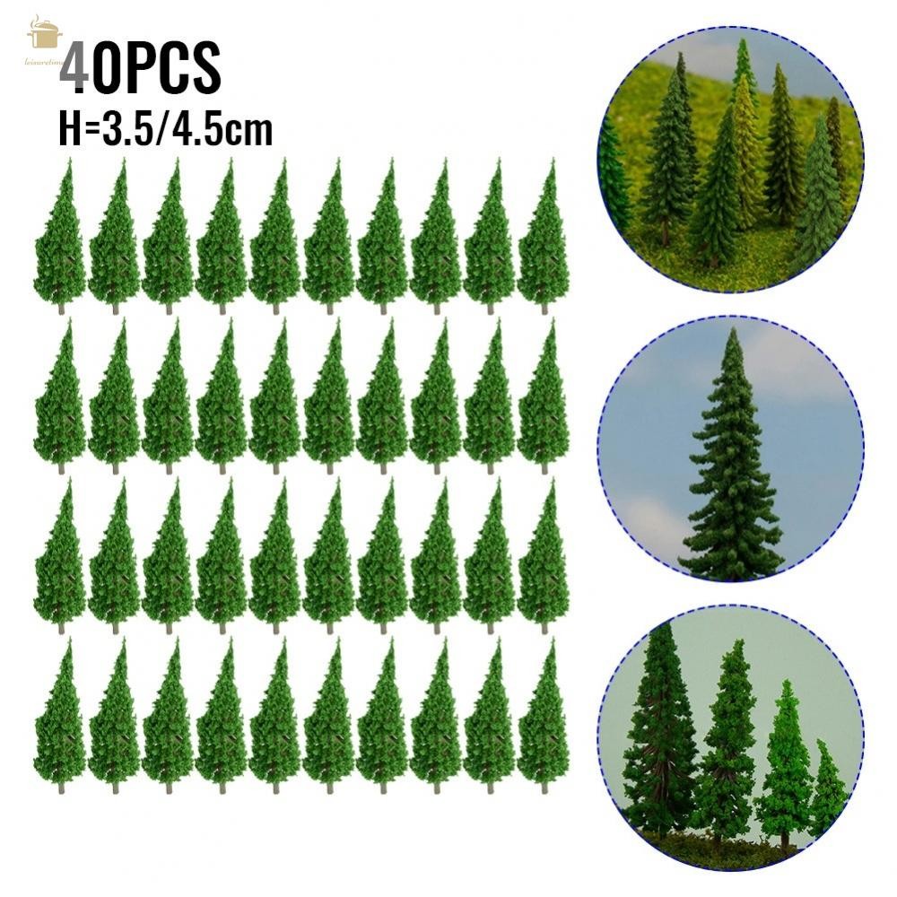 Enhance Your Scale Models with 40 Plastic Model Trees for Train ...