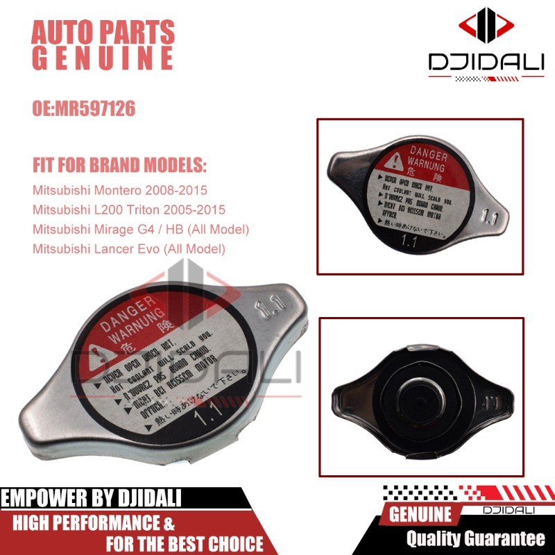 radiator cap for montero / l200 triton / mirage / lancer / xpander ...