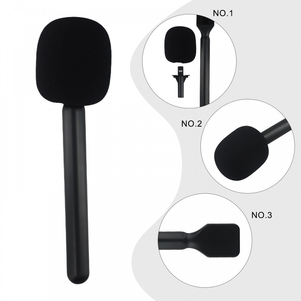Windproof Sponge Foam Adapter for Wireless Microphone Transmitters in ...