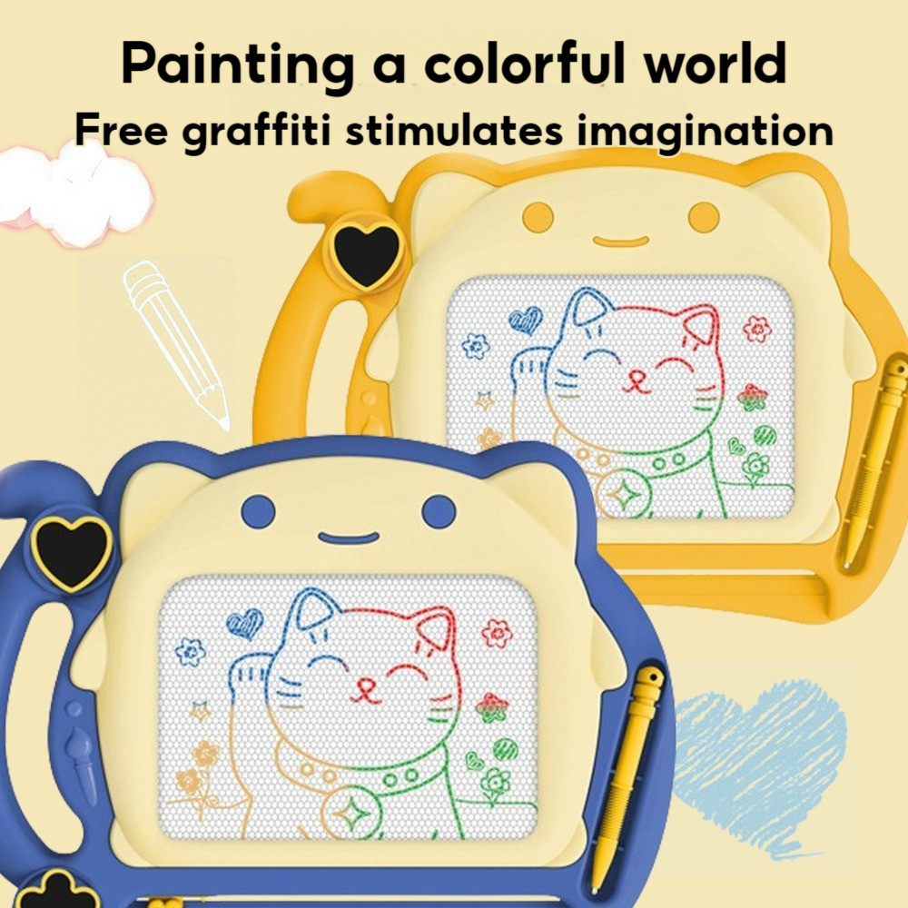 Educational Magnetic Drawing Board for Toddlers & Kids - Reusable