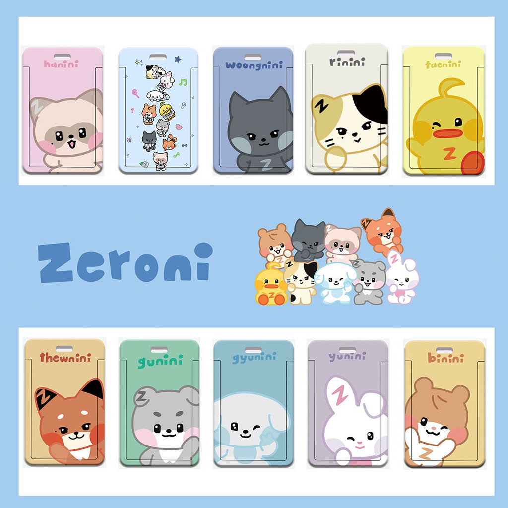 Kpop Idol ZEROBASEONE plastics Photocard Holder ZB1 Zeroni tudent Card ...