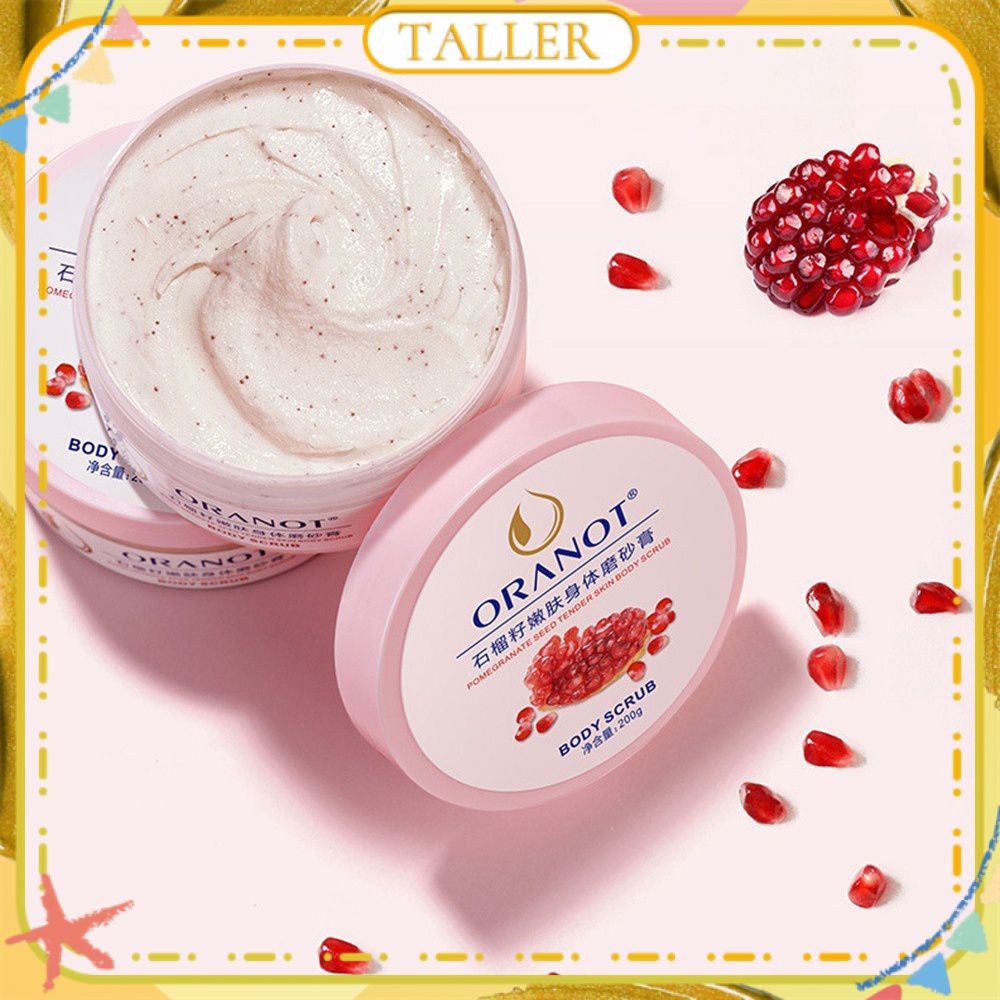 Ready Stcok Oranot Pomegranate Seed Scrub Exfoliating Cream Full Body