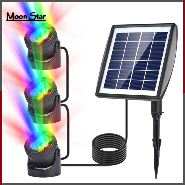 1 Day Shipping! Solar Pond Lights, IP68 Waterproof Fountain Lights, LED ...
