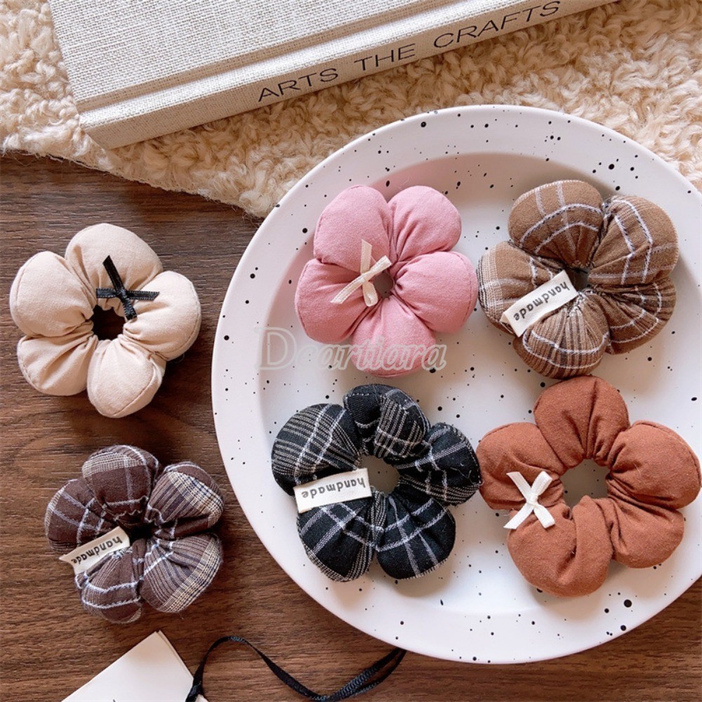 Sweet Sponge Flower Three-dimensional Hair Loop Large Intestine String ...