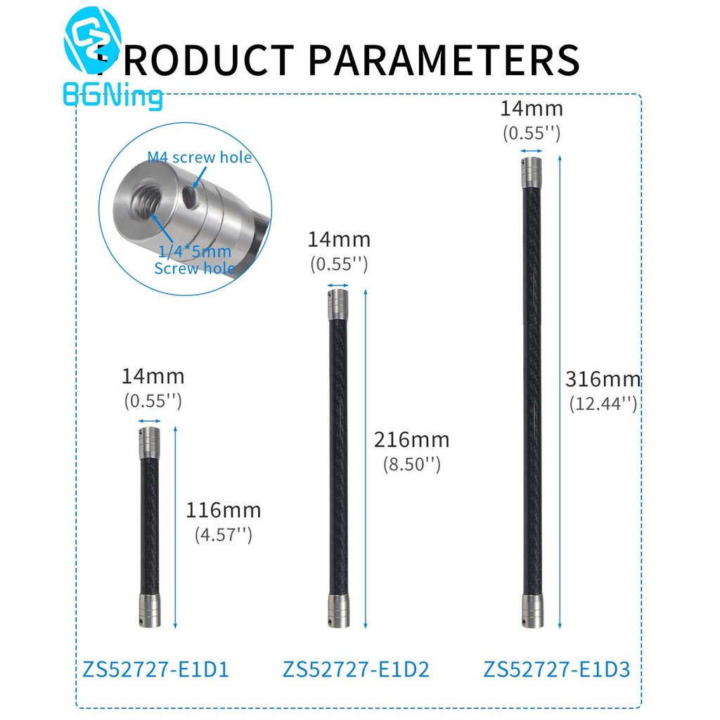 BGNING Compaitble with GoPro 13 12 11 / DJI OSMO / Insta360 Action