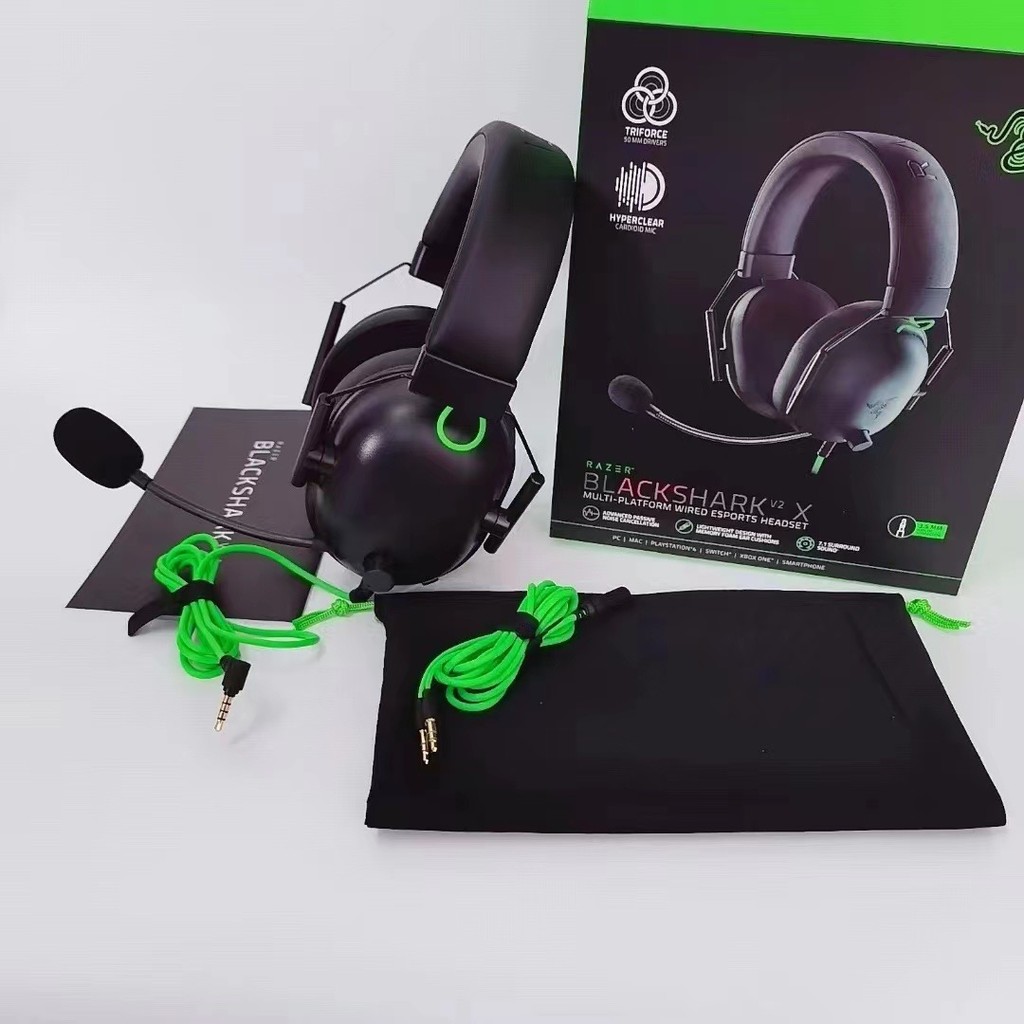 RAZER BLACKSHARK V2 X Headphones sports Game Headset with Microphone 7.