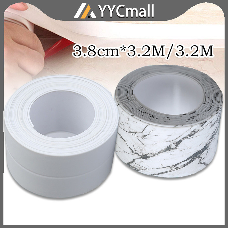 Mildew Bath Sealing Tapes Portable Sink Corner Wall Seam Sealing Strip ...