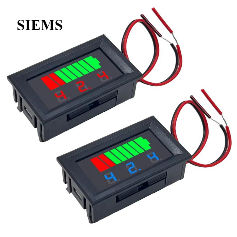 Waterproof Voltage and electricity meter LED Tester Digital Display Car ...