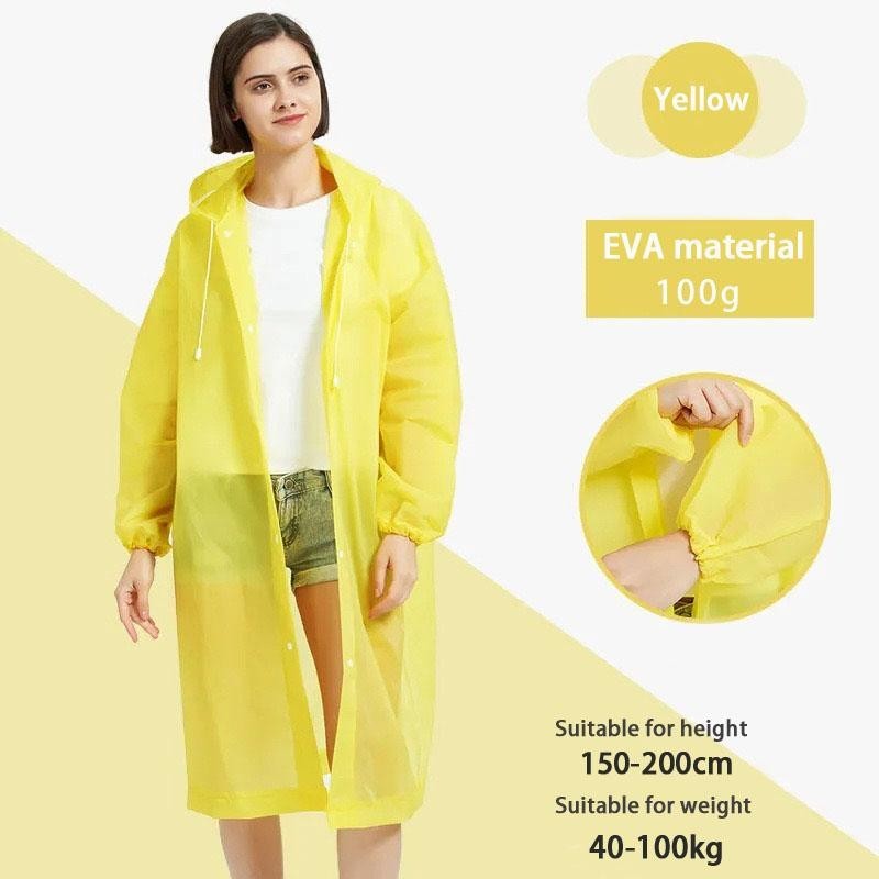 Adult & Kids Raincoat EVA Reusable Raincoat Lightweight Unisex Adult  Waterproof RainCoat makapal | Shopee Philippines