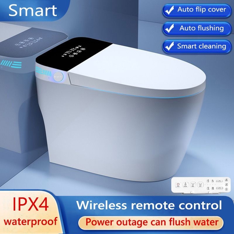 Pelise Bathroom Flush Toilet Ceramic Smart Toilet Automatic Water ...