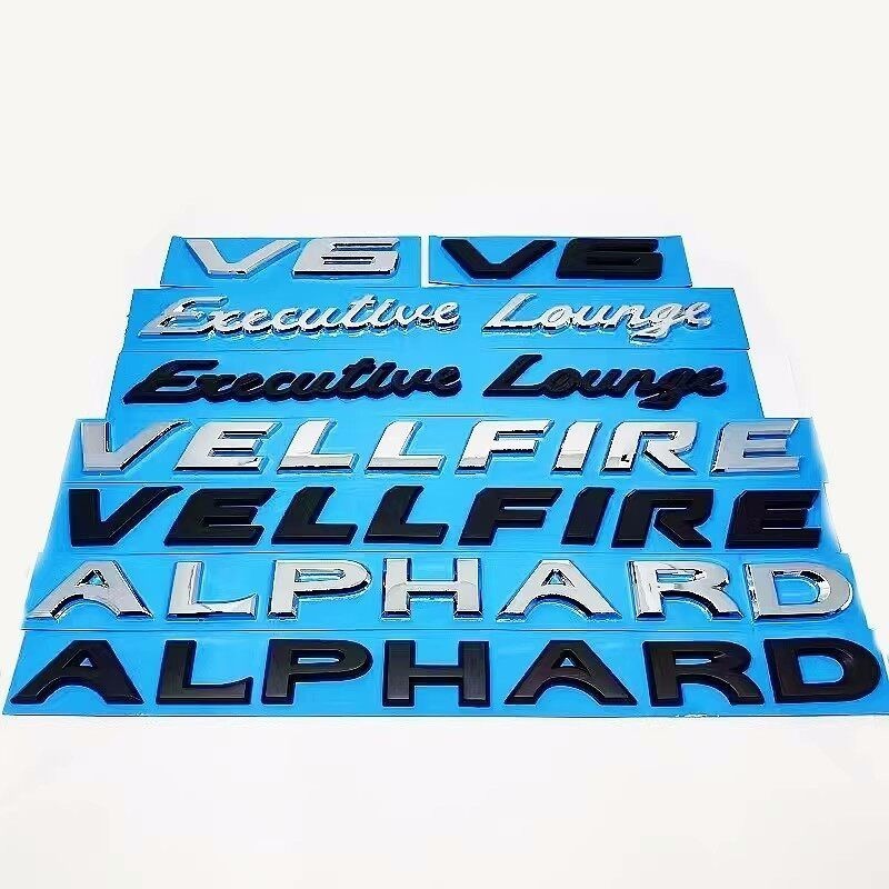 For TOYOTA ALPHARD logo VELLFIRE V6 Executive Lounge letter sticker ...