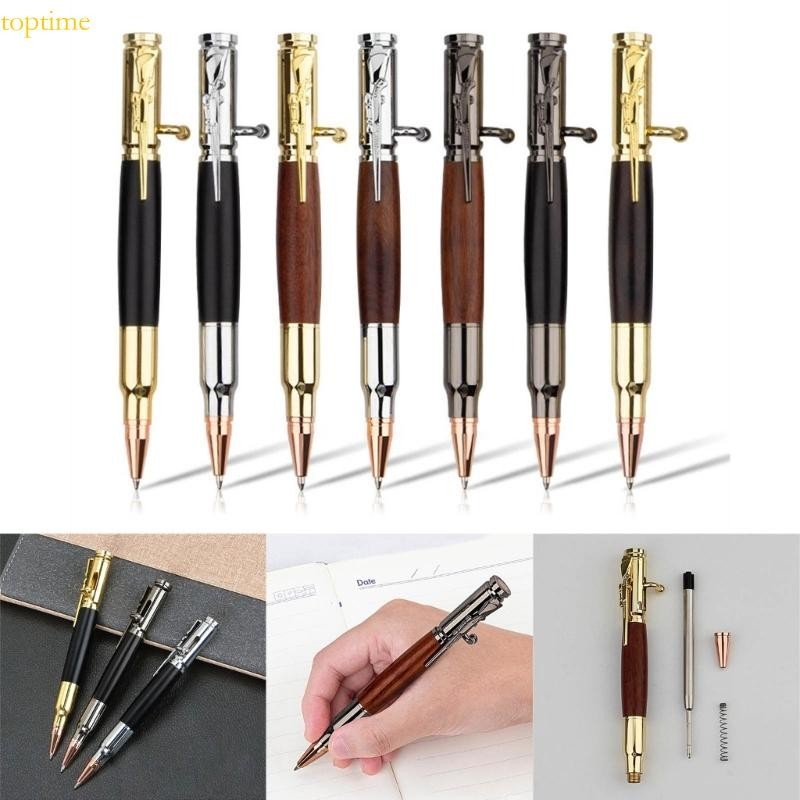 Top Metal Pen 1 0mm Ballpoint Pen Smooth Writing Pen Bolt Action Pen