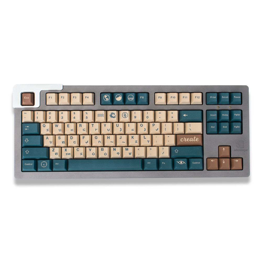 Mintcaps GMK Earth Tones Keycaps Cherry PBT ICON Alphas English keycaps ...