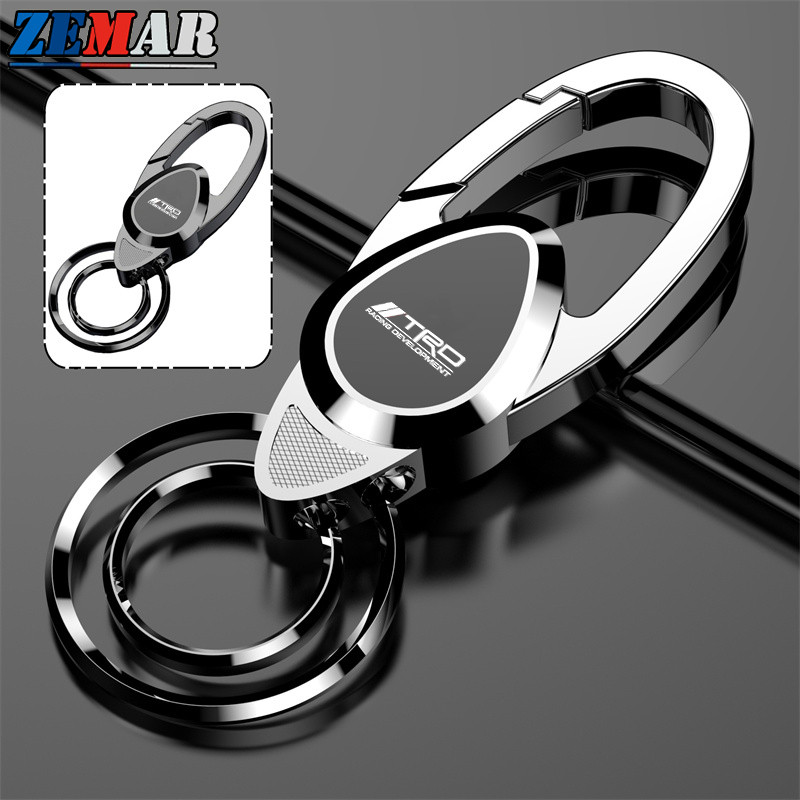 Toyota TRD Metal Car Keychain Motorcycle Key Holder High-end Hanging ...