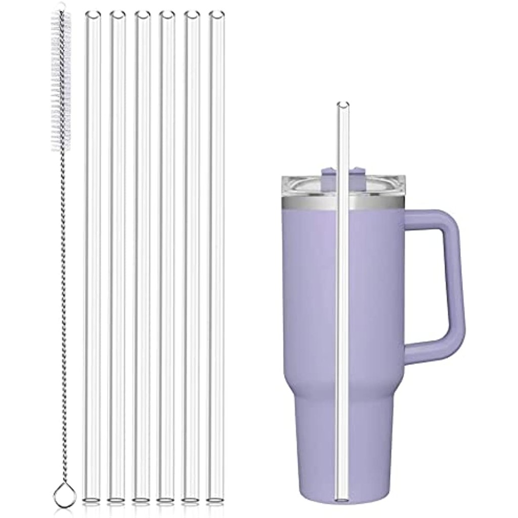 40oz StanleyCup straw 9mm Soft straw Reusable Suitable for 40&30 Oz ...