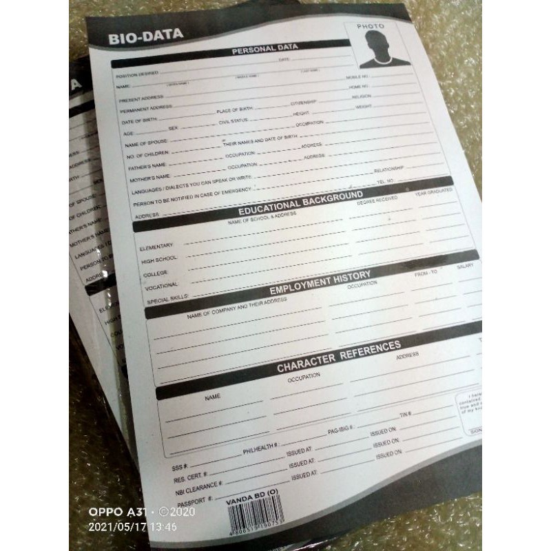 BIO DATA / BONDPAPER BORDER DESIGN /ART PAPER / CONSTRUCTION PAPER ...