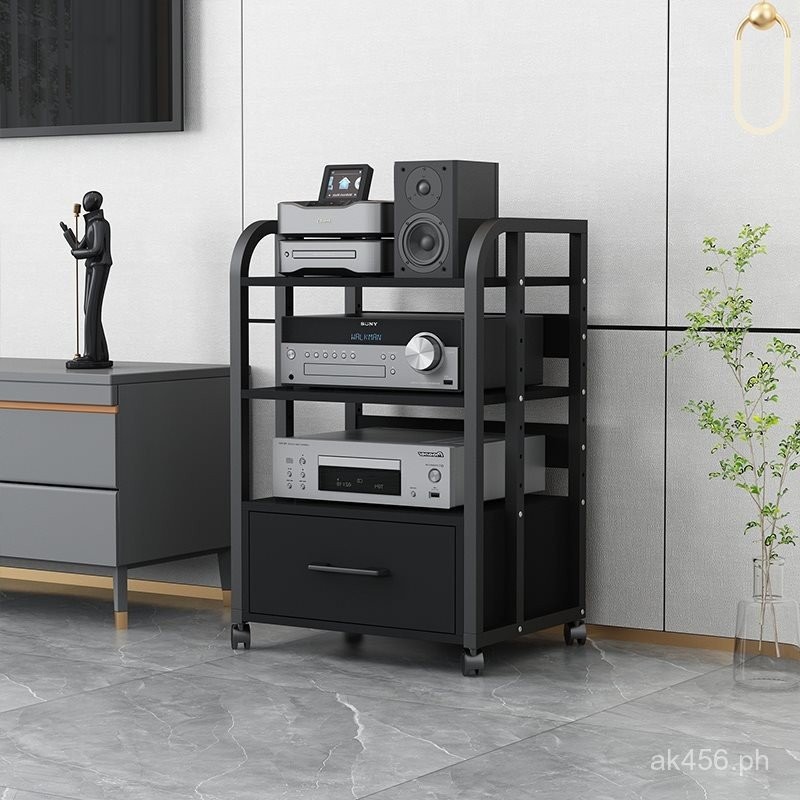 Home Theater Cabinet Bracket Mobile Storage Rack Audio Rack Floor ...