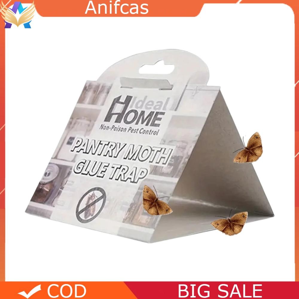 6Pcs Moth Pheromone Trap NonToxic Paste Sticky Glue Trap Safe for