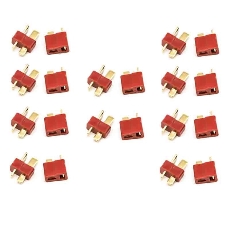 10PCS T-shaped plug socket T-shaped power connector T-shaped battery ...