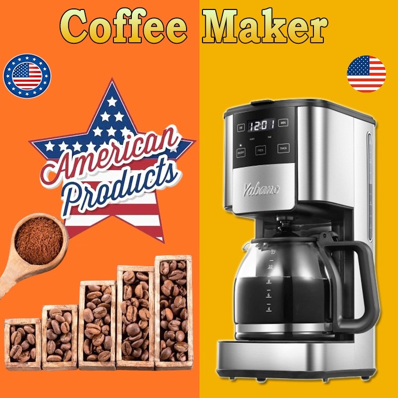 Coffee Maker Machines Anti Drip Design 750ml Capacity Large Capacity