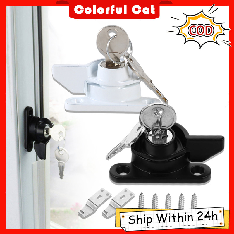 Household Sliding Window Locks Crescent Lock Antitheft Safety Lock