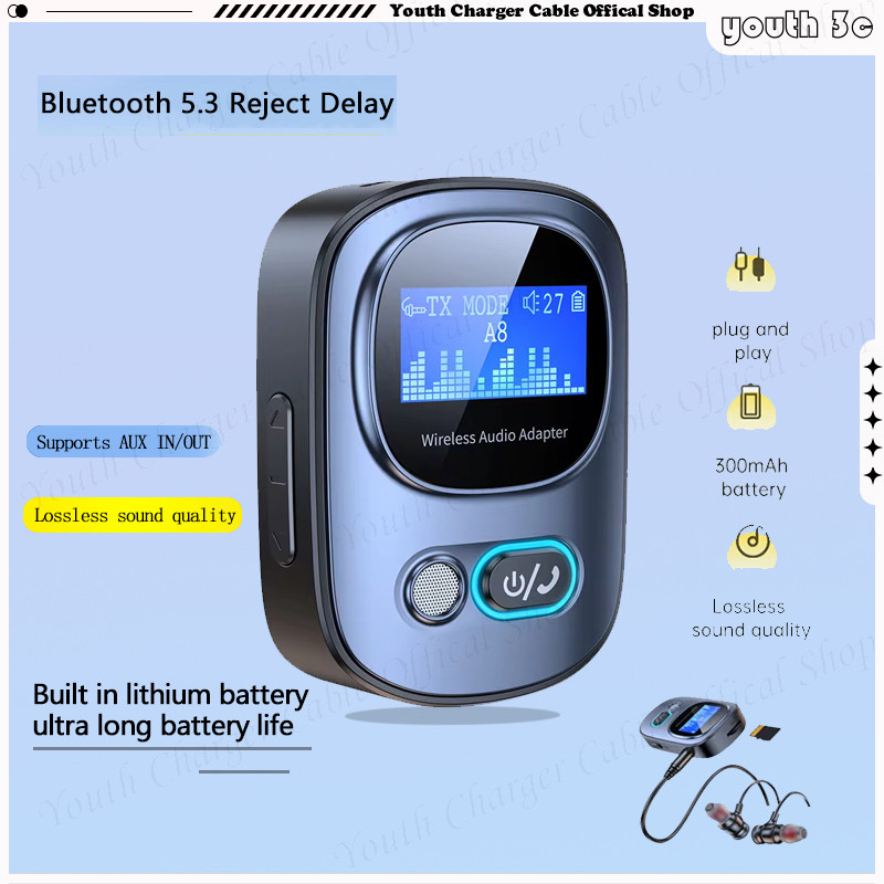 Bluetooth 5.3 Receiver Digital Bluetooth Adapter Wireless Audio