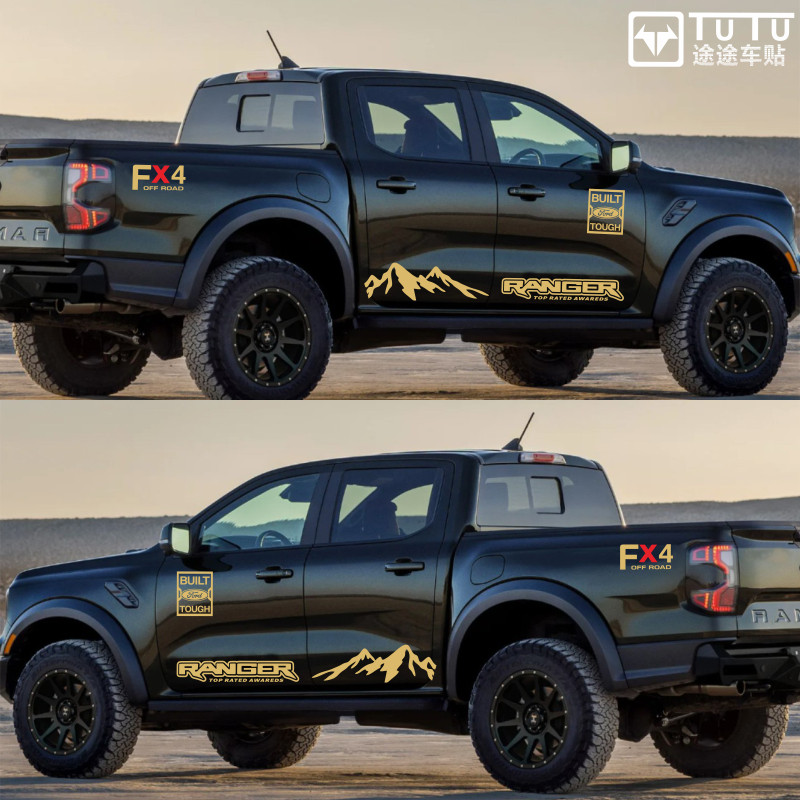 Suitable for Ford Pickup Ranger Ranger Stickers Garland Waterproof Car ...