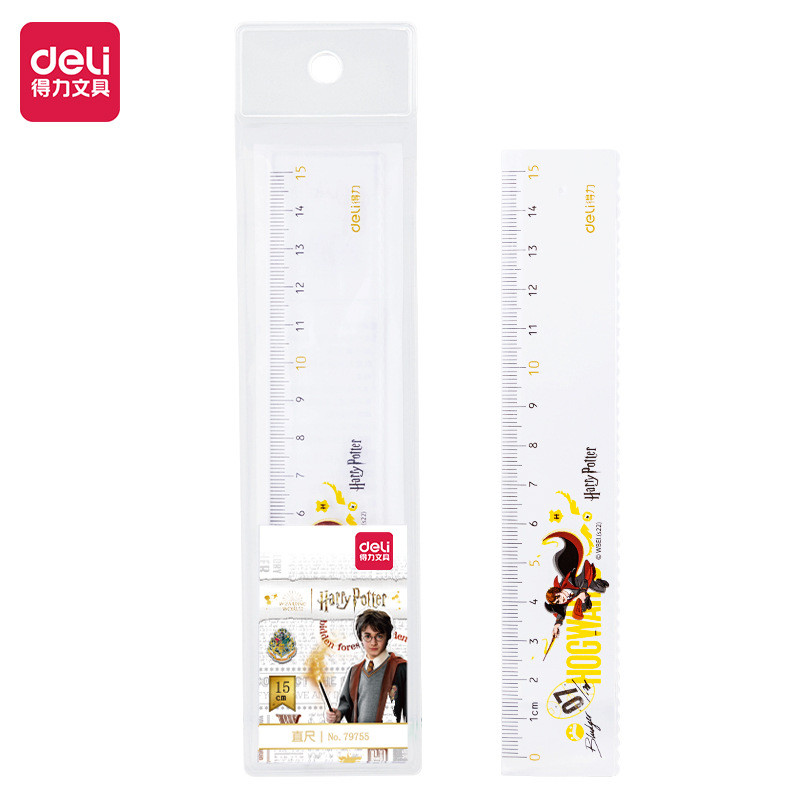 1pcs Deli Harry Potter Co Branded 15cm Wave Pattern Ruler Student ...
