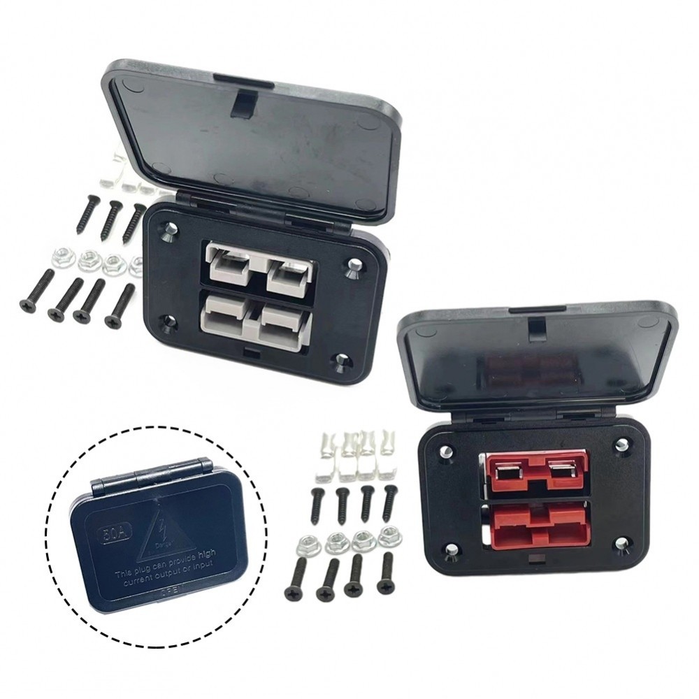 Twin Dual Flush Mount Bracket with 2 Plugs and 4 Terminals for Electric