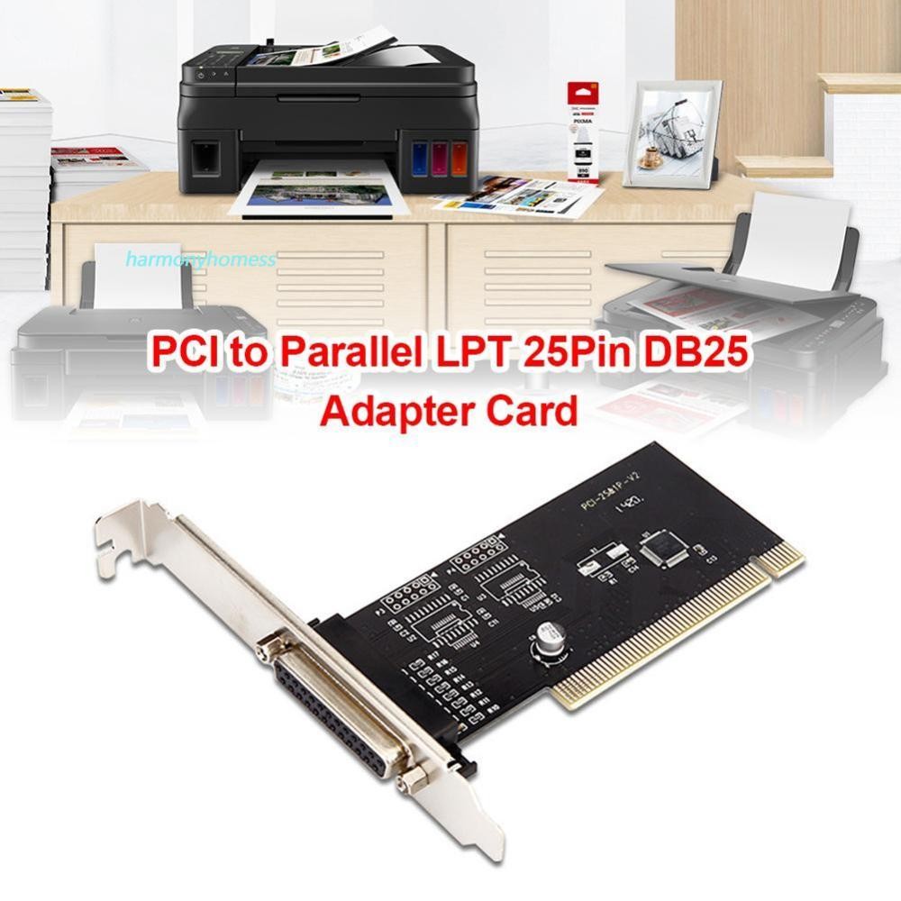 PCI to Parallel LPT 25Pin DB25 Printer Port Controller Adapter Card for