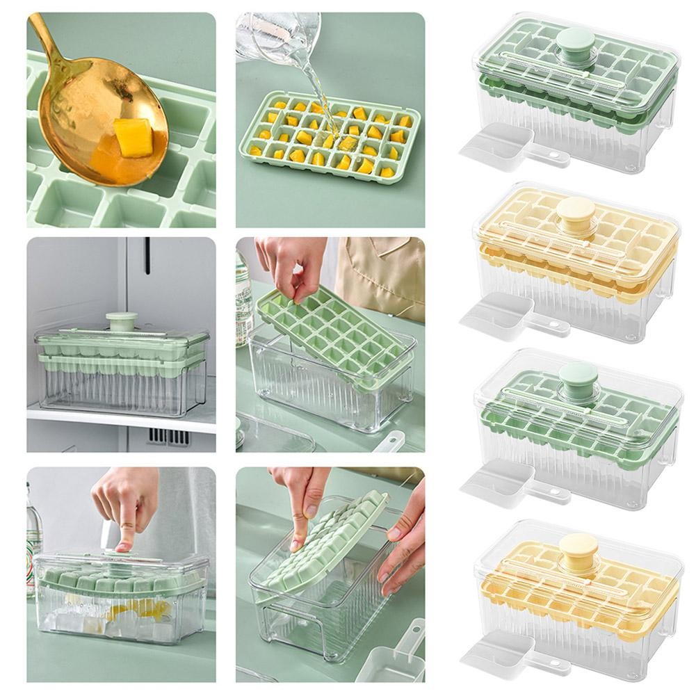 SPEAKER1 Ice Lattice Ice Cube Tray With Lid Ice Cube Molder 28/ice Cube