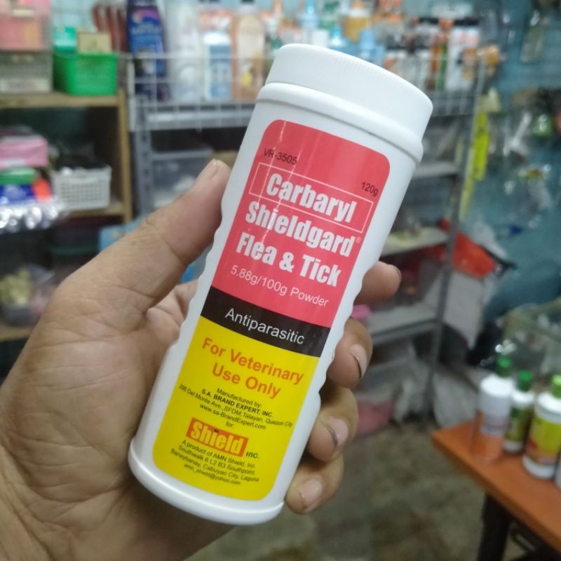 (SO) Carbaryl Shieldgard Flea & Tick Dog Powder - 100g | Shopee Philippines