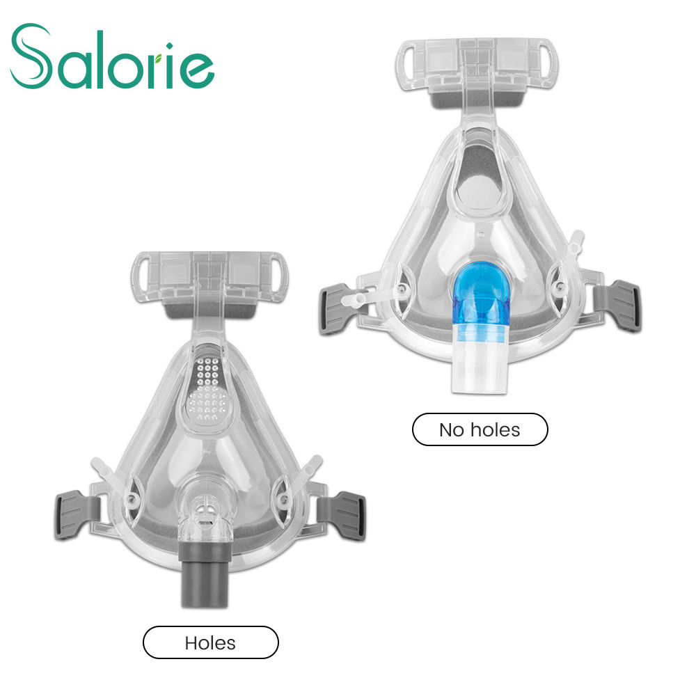 Salorie CPAP Full Face Mask With Headgear Universal CPAP Full mask For ...