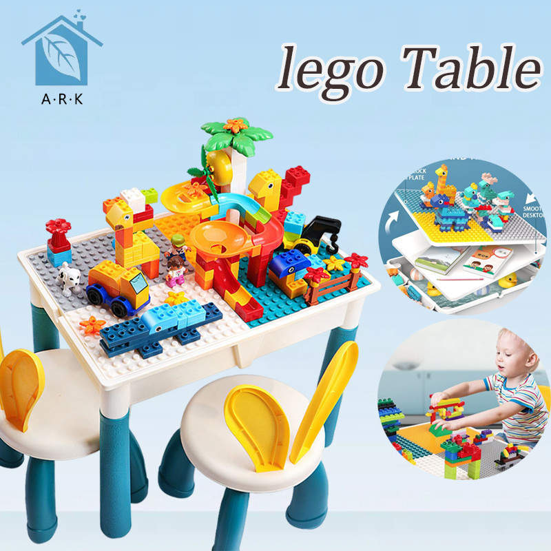 Multifunctional Children Puzzle Toys Building Block Table Suit 2in1 ...