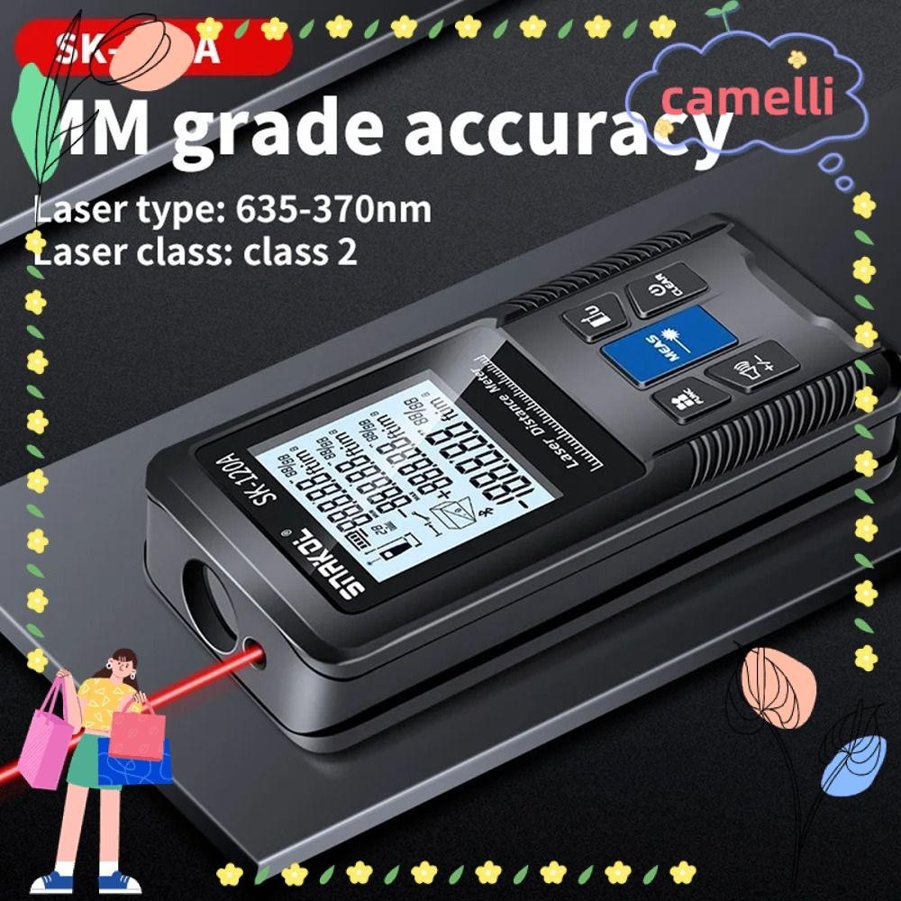 CAMELLI Laser Distance Meter, 40m 50m 70m 100m 120m High Precision ...