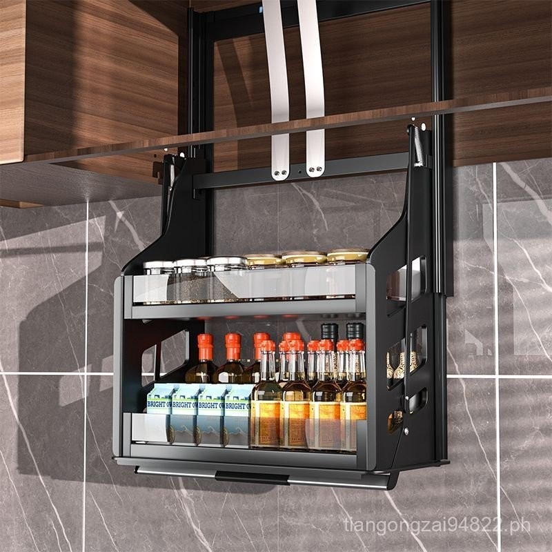 Wall Cupboard Lifting Basket Pulldown Basket Kitchen up and