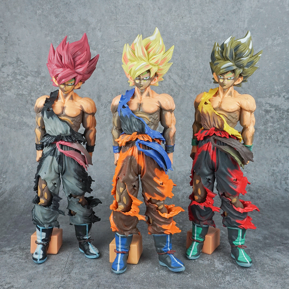 Dragon Ball Figure Anime Battle Damage Goku Comic Color Super Saiyan ...