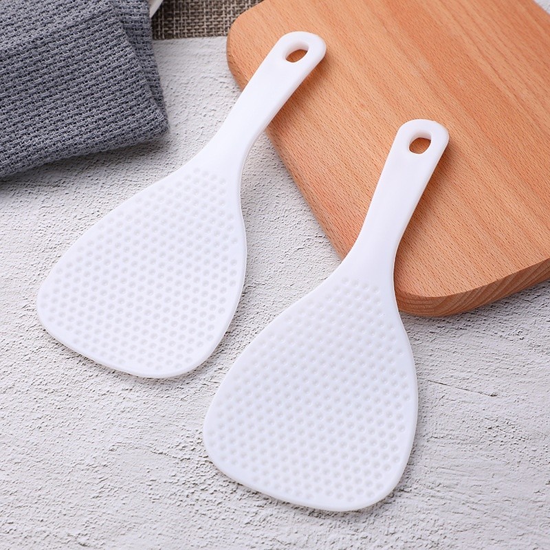 2pcs Rice Paddle - Plastic Food Spoon Scooper Spatula Plastic Serving ...