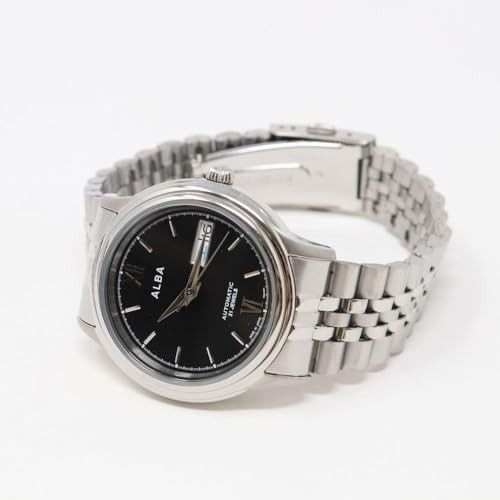 Seiko ALBA Made in Japan Men's Metal Band, Calendar, Date, Week, Stainless  Steel, Analog, Automatic Winding, Mechanical, Made in Japan, Silver  (AQHA010), メンズ, Bracelet Type : Amazon.com.au: Clothing, Shoes & Accessories
