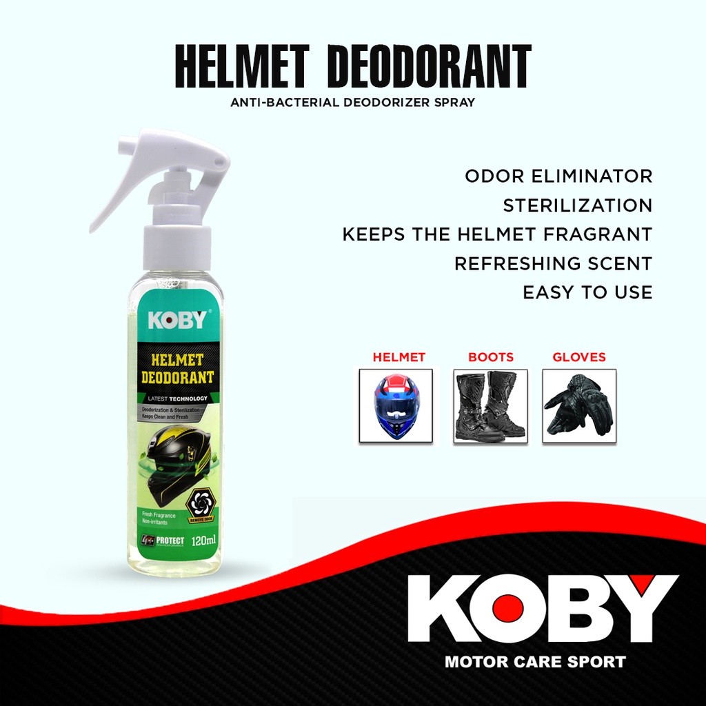 Koby Helmet Deodorant Spray 120ml | Shopee Philippines