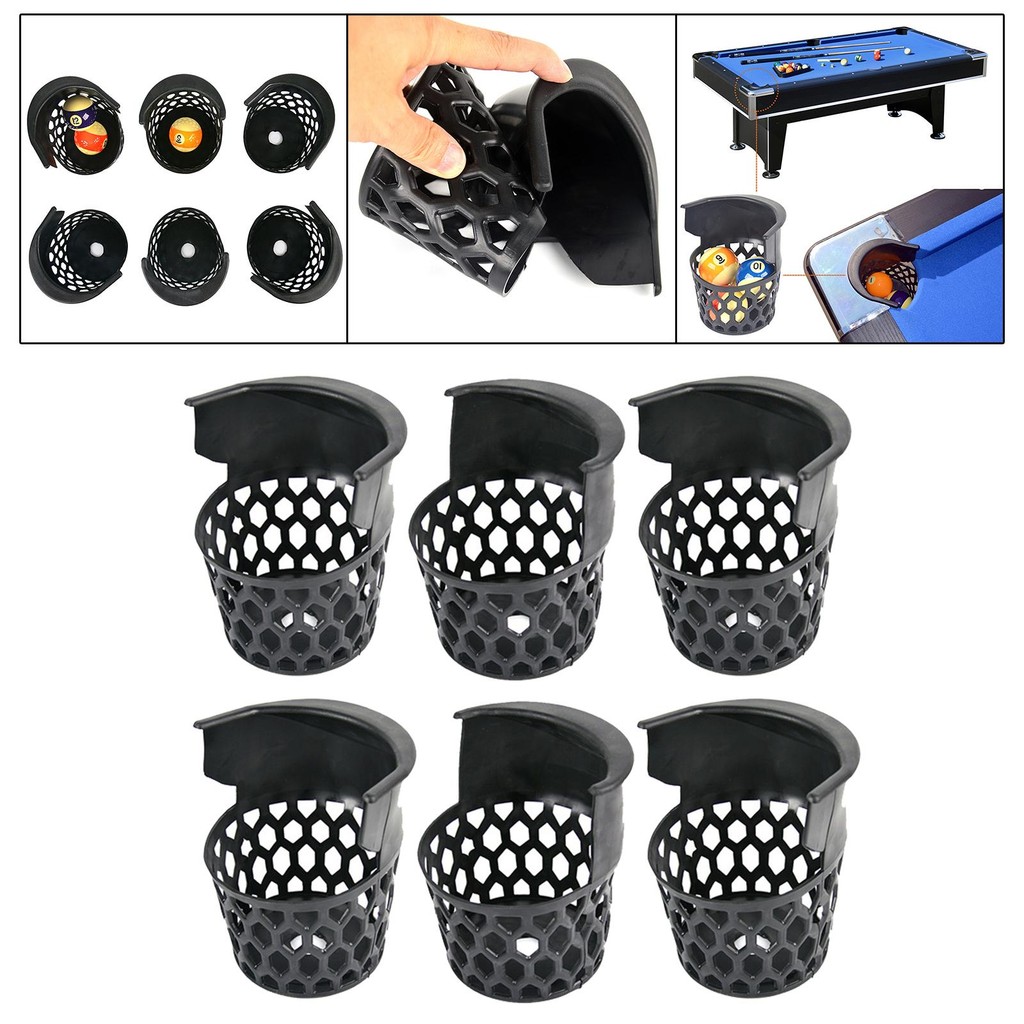 [Lzdyyh2hl] Premium Pool Table Billiard Pockets Set - Storage Solution ...