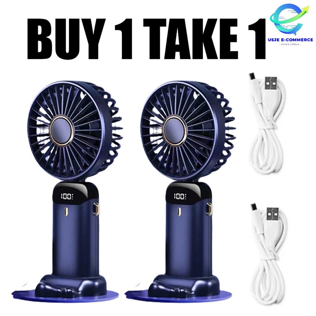 BUY 1 TAKE 1 2023 New Fan Portable Hand-held Fold Fan Office Desktop ...