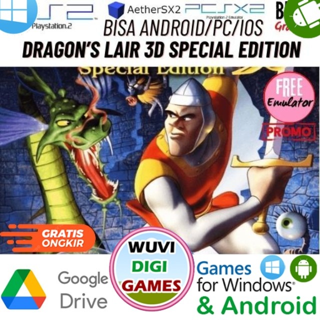 Dragon's Lair 3D - Édition Spéciale PlayStation 2 - Jeu D'action/aventure - Bon état