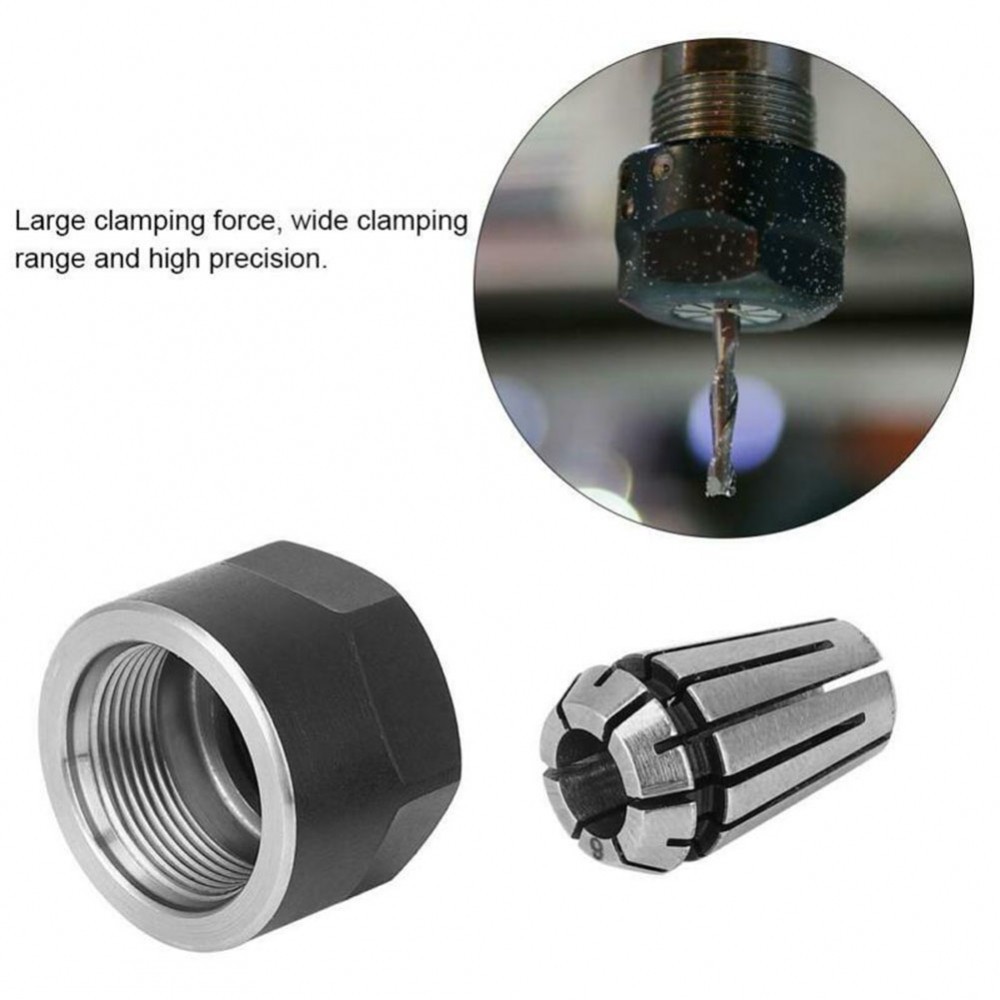 【EVER】Exceptional Quality ER11 Chuck Clamping Nuts for CNC Milling